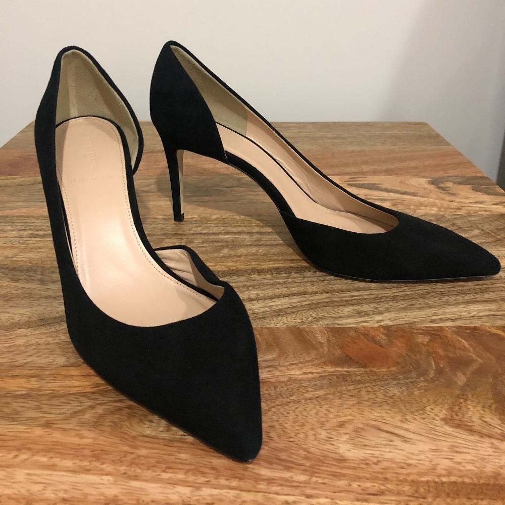 J. Crew Lucie Suede Pumps